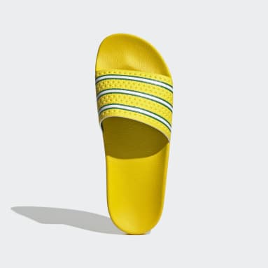 ผู้ชาย Originals สีเหลือง รองเท้าแตะ Adilette