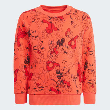 Kids Sportswear Red adidas x Disney Mickey Mouse Sweatshirt