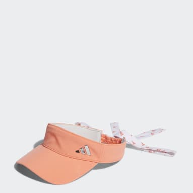 Women Golf Orange 리본 바이저