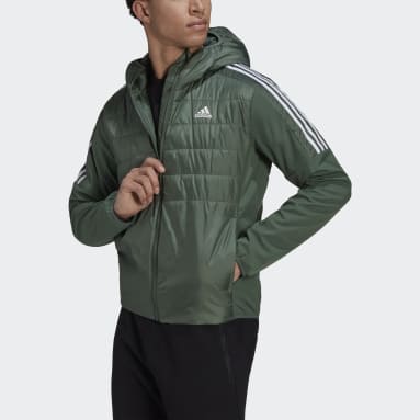 Men TERREX Green Essentials Insulated Hooded Hybrid Jacket