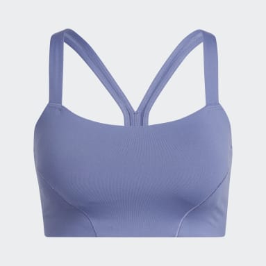 Women Training Purple Light-Support Yoga Bra