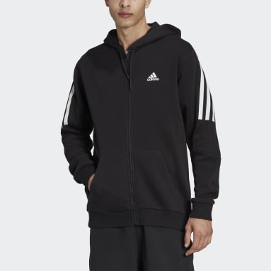 Men's Black Hoodies & Sweatshirts | adidas