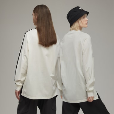 y_3 White 3S LS TEE