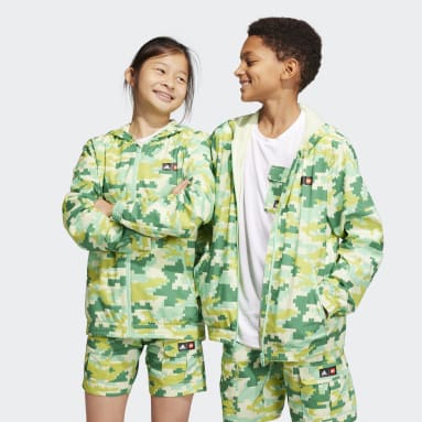 키즈 sportswear Green 아디다스 x 레고 플레이 윈드브레이커