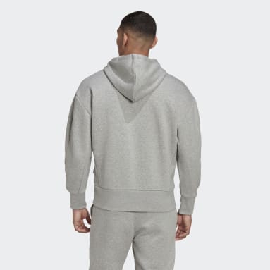 Men Sportswear Grey Studio Lounge Fleece Hoodie