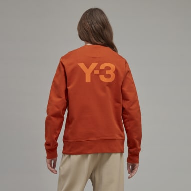 Men Y-3 Red Y-3 CL Logo Sweatshirt