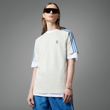 T-shirt Indigo Herz Fur Beige Hommes Originals