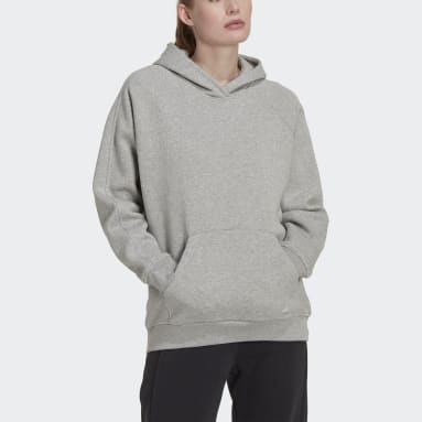 Sudadera con capucha ALL SZN Fleece Boyfriend Gris Mujer Sportswear