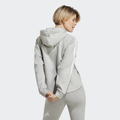 Buzo adidas mujer gris deals
