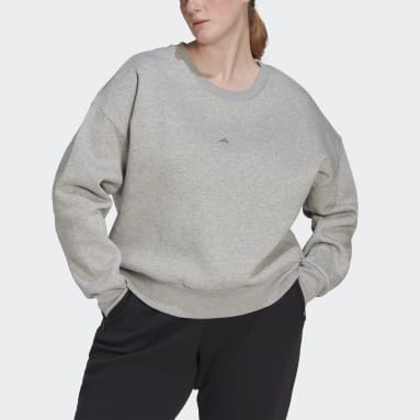 Women Sportswear Grey ALL SZN Fleece Sweatshirt (Plus Size)