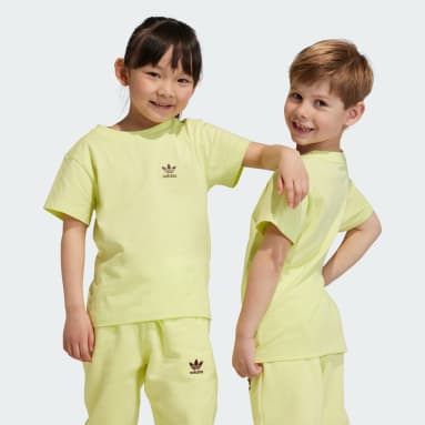 Polera Adicolor Amarillo Niño Originals