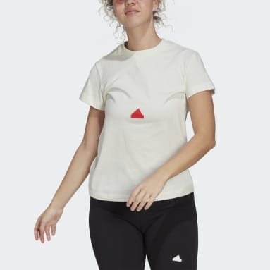 Playera Badge of Sport Blanco Mujer Sportswear