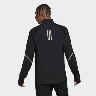 Men Running Black Everydayrun Half-Zip Sweatshirt