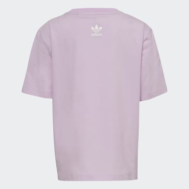 T-shirt à logo graphique Violet Filles Originals