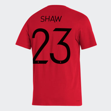 Men Sport Inspired Red Manchester United Player Tee