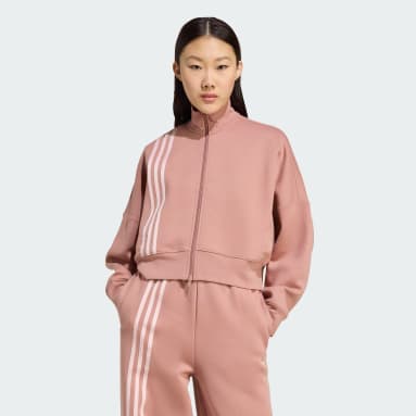 Off Placed 3-Stripes Zip Up