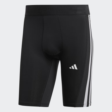 Mallas Cortas de Entrenamiento Techfit 3 Franjas