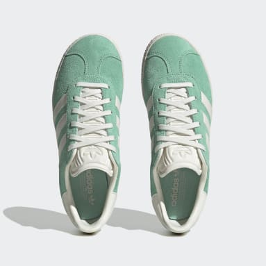 Youth 8-16 Years Originals Green Gazelle Shoes