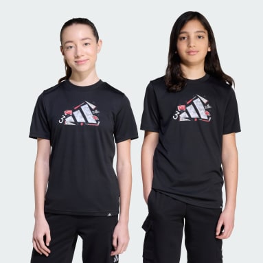 T-shirt Gráfica CLIMACOOL Camo para Criança