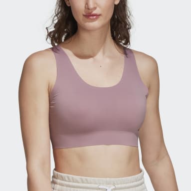 Top Suporte Leve PureLounge Roxo Mulher Training