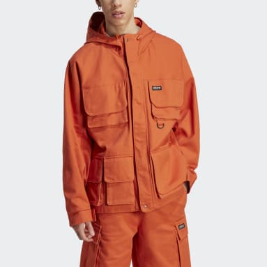 Men Originals Orange adidas Adventure Multipocket Jacket