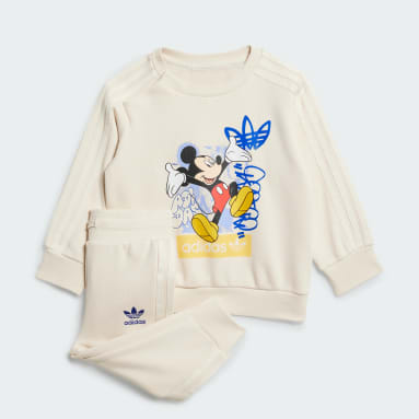 ชุดเสื้อคอกลมและกางเกง adidas x Disney Mickey Mouse สำหรับเด็ก