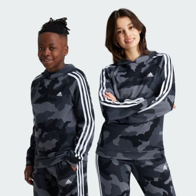 Sudadera con Gorro Essentials Allover Print Niños