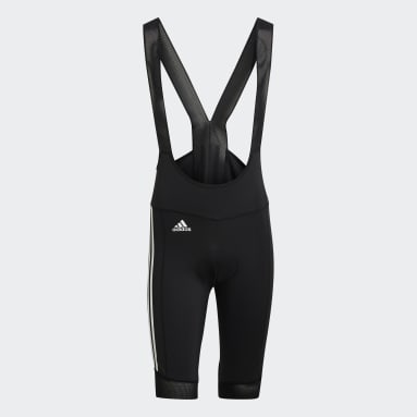 Os Calções com Alças de Ciclismo Preto Homem Ciclismo
