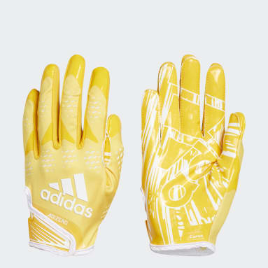 Men's Football Gold Adizero 12 Gloves