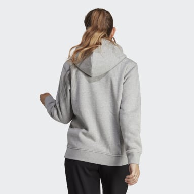 Camisola com Capuz em Fleece Adicolor Essentials Cinzento Mulher Originals