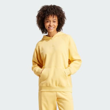 Adidas original yellow hoodie sales