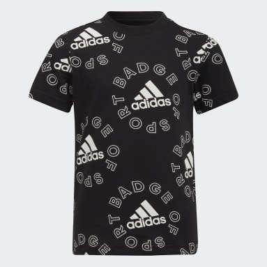 Kinderen Sportswear zwart Essentials Logo T-shirt (Uniseks)