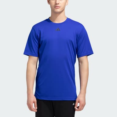 Blue outlet adidas shirt
