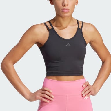 Top HIIT HEAT.RDY Negro Mujer Gimnasio Y Entrenamiento