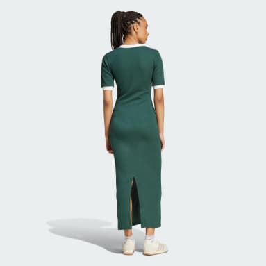 Adicolor 3-Stripes Knit V-Neck Dress