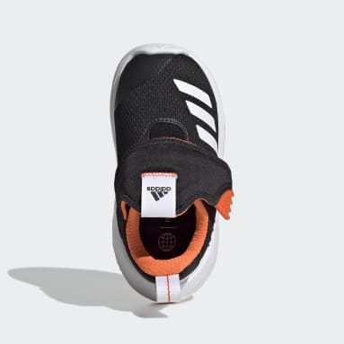 Kids Sportswear Black Suru365 Slip-On Shoes