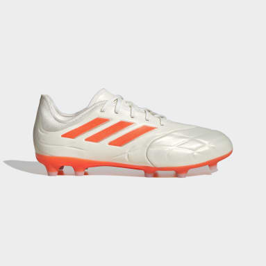 Kids Football White Copa Pure.1 Firm Ground Boots