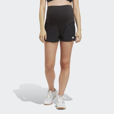 Women Gym & Training Black Pacer AEROREADY Train Essentials Woven Shorts (Maternity)