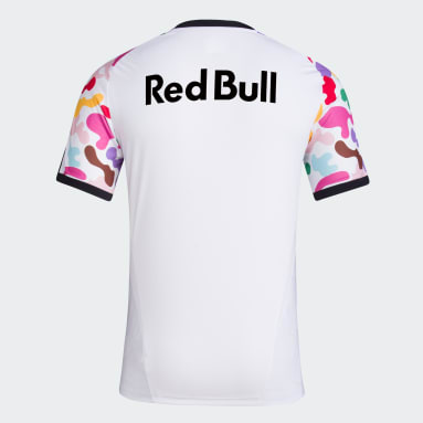 Adidas New York Red Bulls Long Sleeve Authentic Home Jersey 2017
