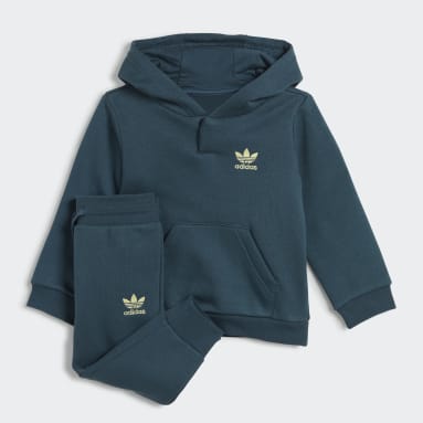 Ensemble Adicolor Hoodie Turquoise Bambins & Bebes 0-4 Years Originals