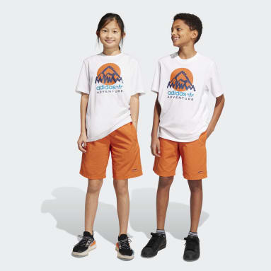 Short adidas Adventure Arancione Bambini Originals