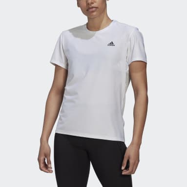 Playera de Running Adi Runner Blanco Mujer Running