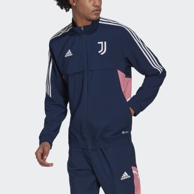 Men Football Blue Juventus Condivo 22 Presentation Jacket