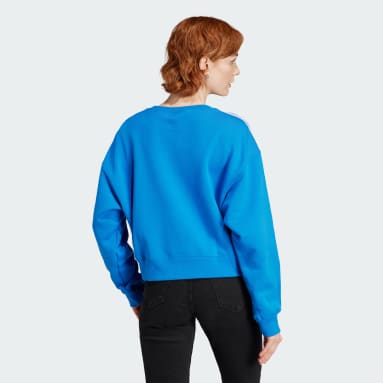Women's Originals Blue Adicolor Classics Loose Sweatshirt