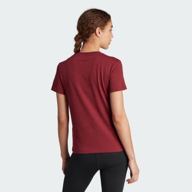 Polo Terrex Classic Logo Granate Mujer TERREX
