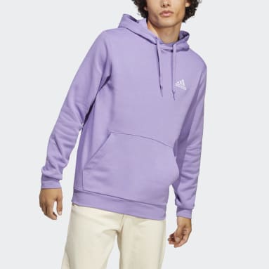 Sudadera con capucha Essentials Fleece Violeta Hombre Sportswear