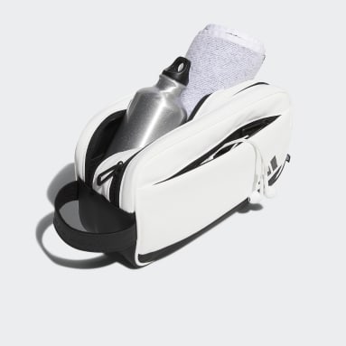 Men Golf White Two-Zip Pouch