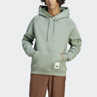 Camisola com Capuz em Fleece Lounge Verde Homem Sportswear