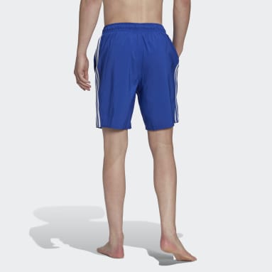 Herr Sportswear Blå 3-Stripes CLX Swim Shorts