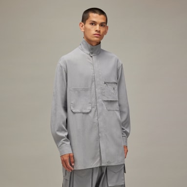 เสื้อโอเวอร์เชิ้ตผ้าทวิลฟอก Y-3
